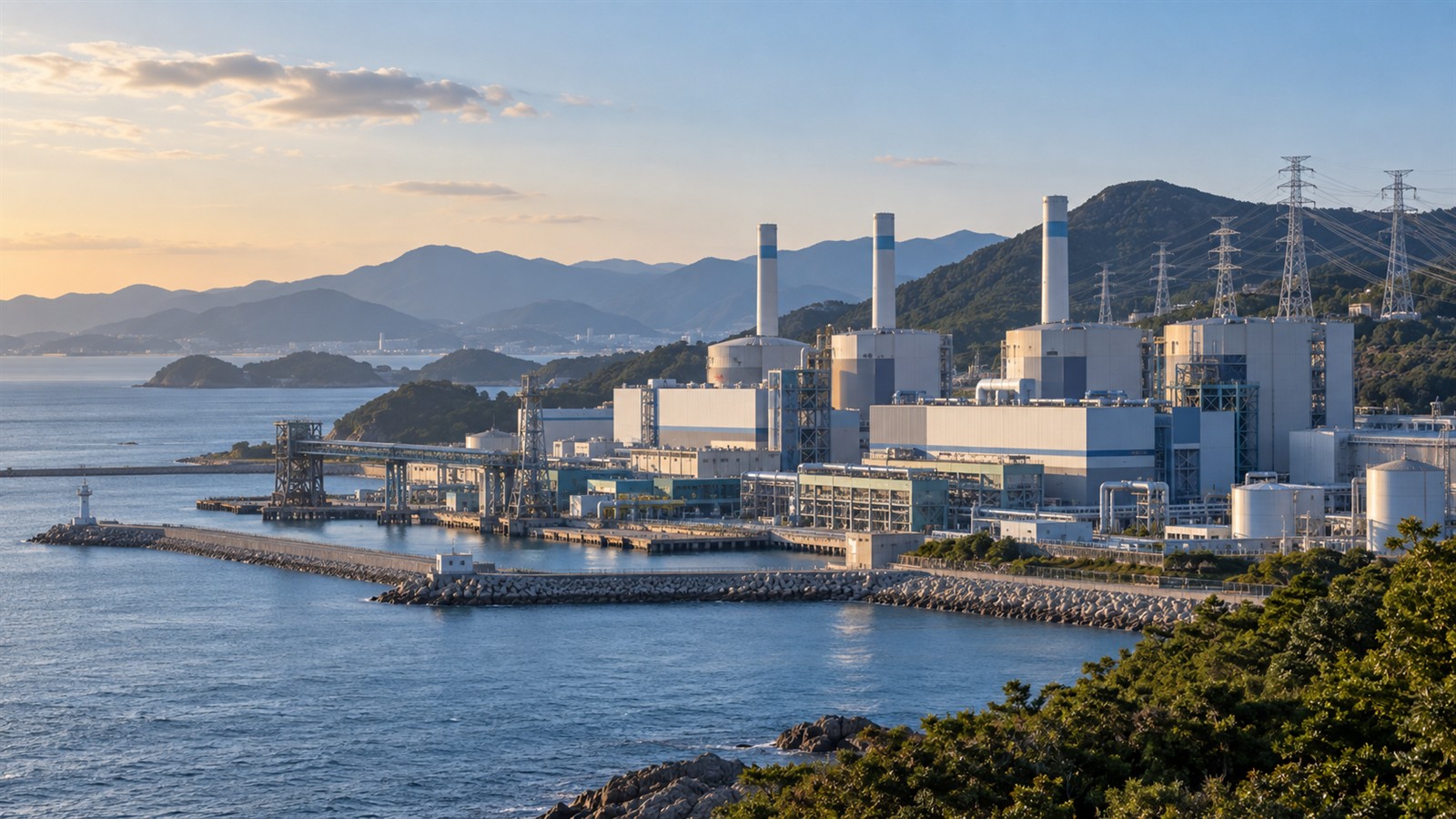 발전 5사 통합 추진: 한국발전 설립 계획에서 살펴볼 점 주제를 설명하는 에너지머니랩 일러스트